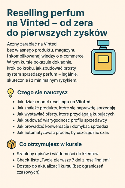 🧴📦 **BESTSELLER** Zestaw Premium: Kurs Resellingu + Dostęp do Sprawdzonych Dostawców